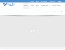 Tablet Screenshot of pecosrivercabins.com